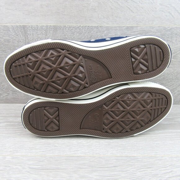 Converse CTAS HI Women's Size 9 Patchwork Denim Blue White Sneakers NEW - Picture 12 of 14